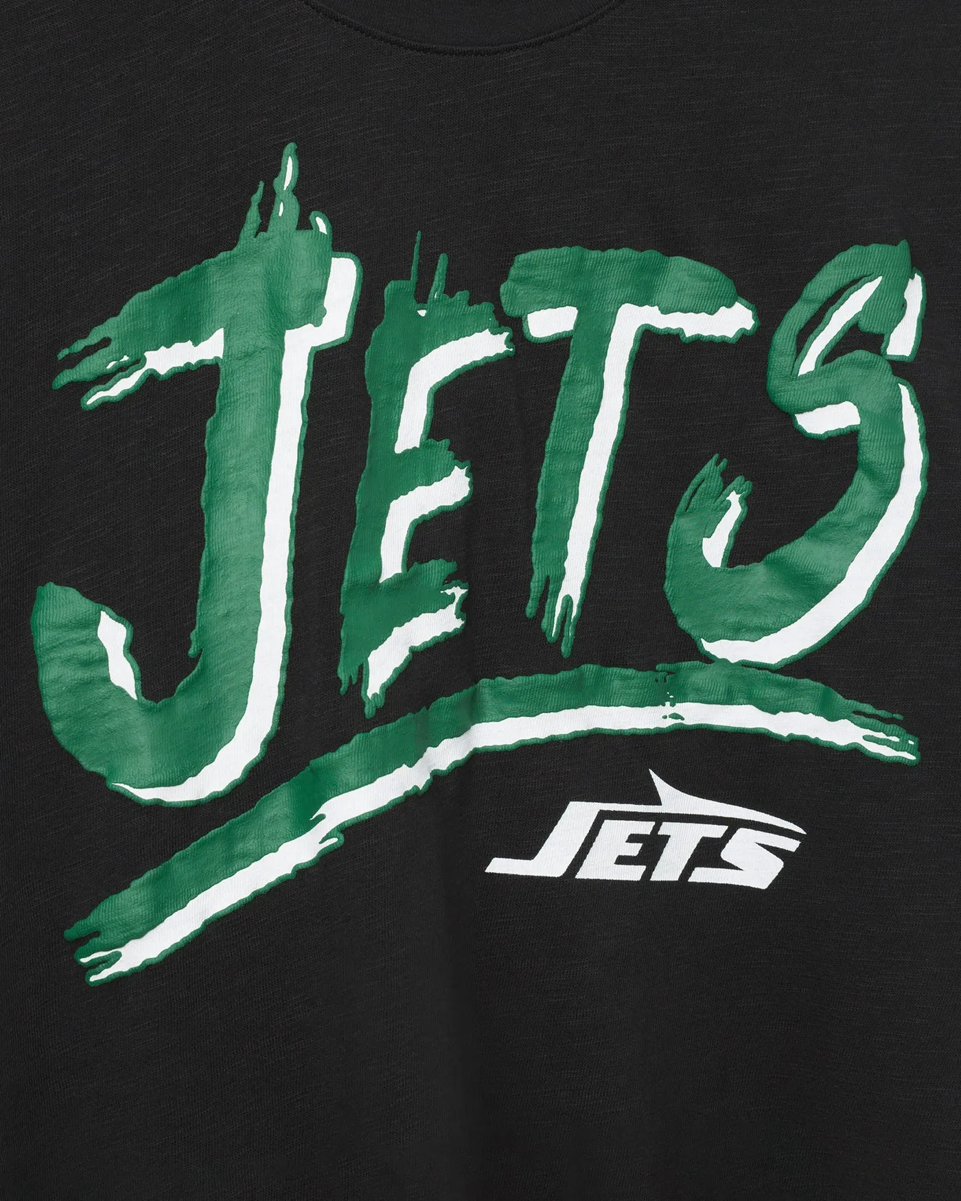 Women's New York Jets Thrill Mock Neck Crop Tee sold by Junk Food Clothing product image thumbnail 3