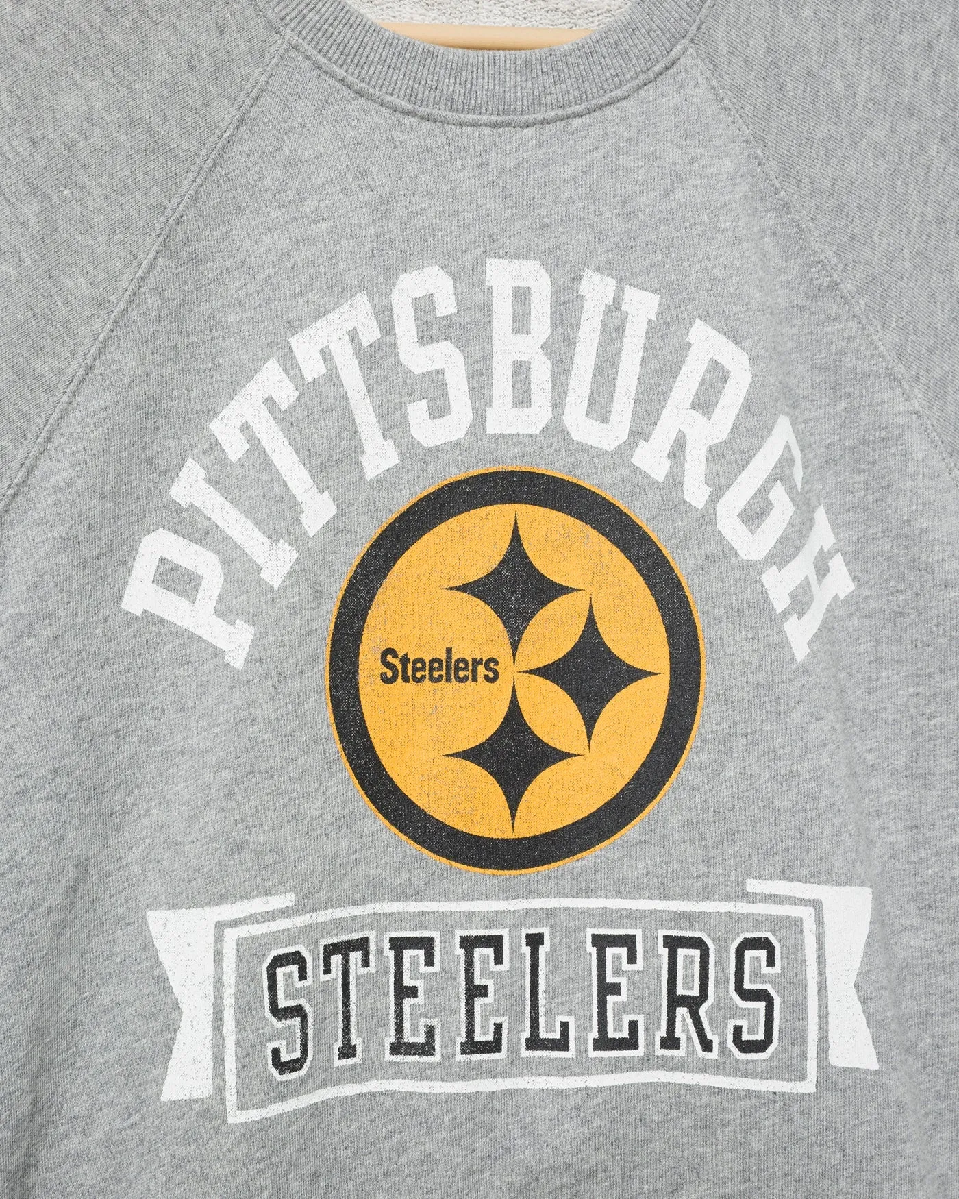 Women's Pittsburgh Steelers Raglan Fleece Tank sold by Junk Food Clothing product image thumbnail 3