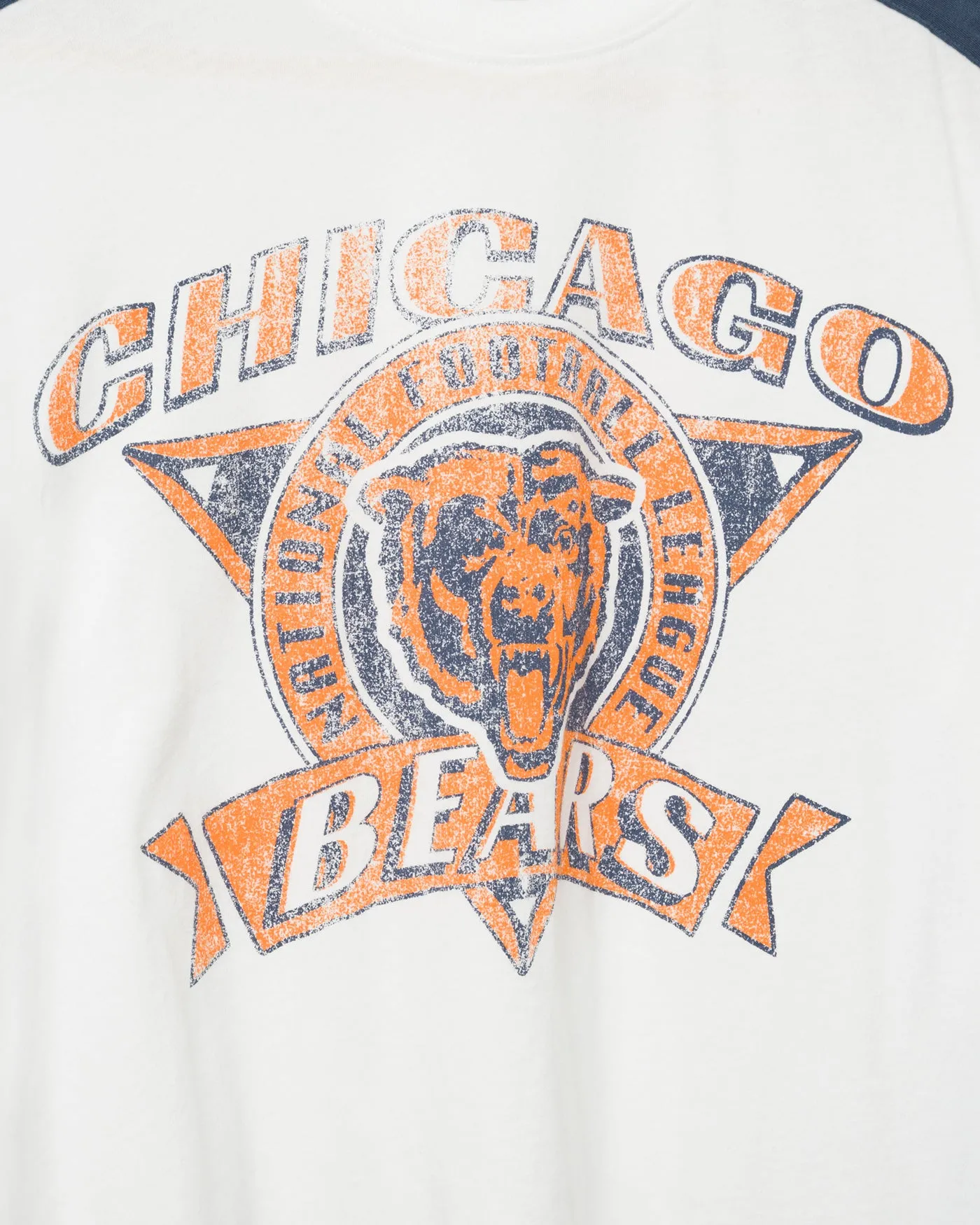 Women's Chicago Bears Striped Crop Tee sold by Junk Food Clothing product image thumbnail 3