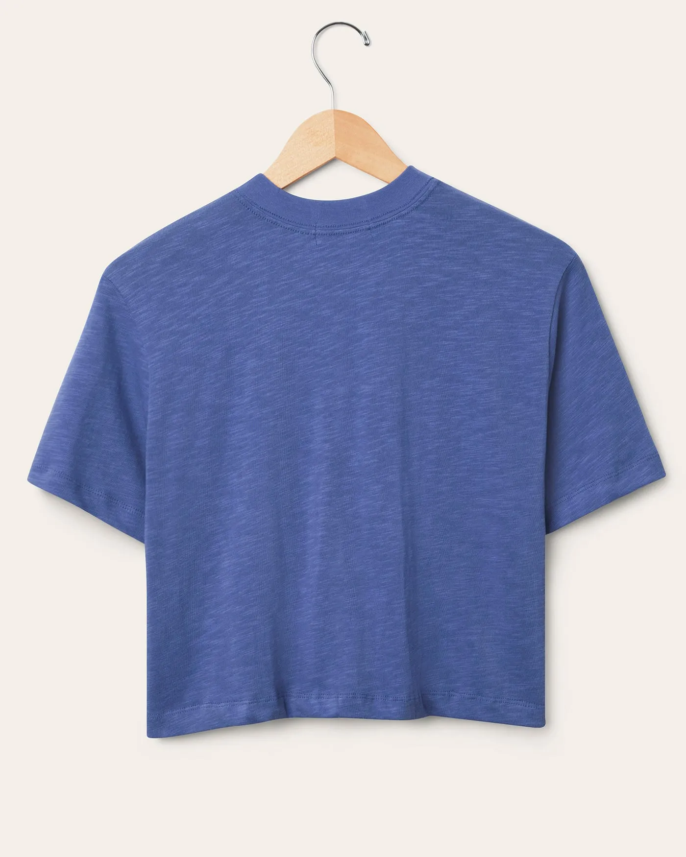 Women's New York Giants Thrill Mock Neck Crop Tee sold by Junk Food Clothing product image thumbnail 2