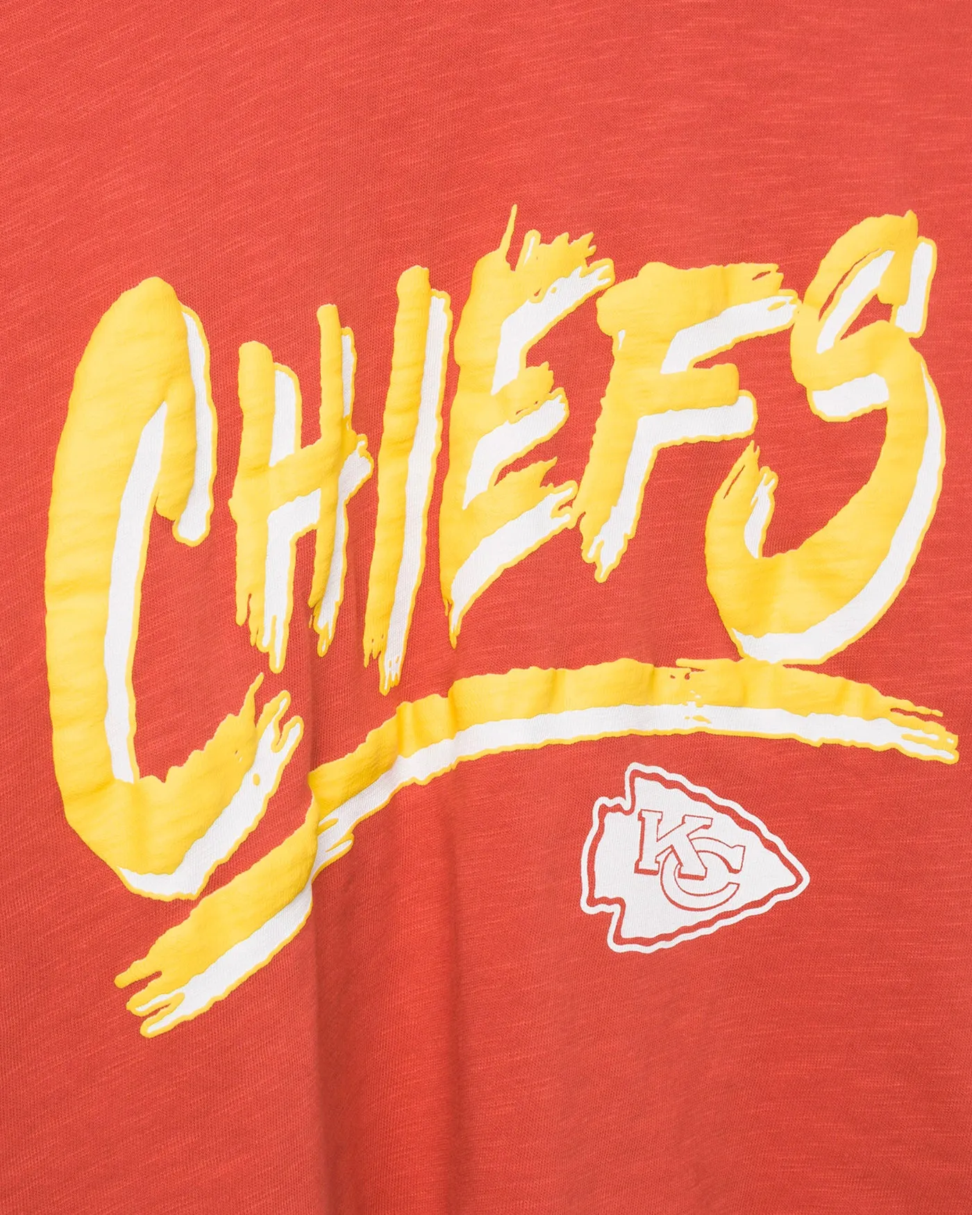 Women's Kansas City Chiefs Thrill Mock Neck Crop Tee sold by Junk Food Clothing product image thumbnail 3