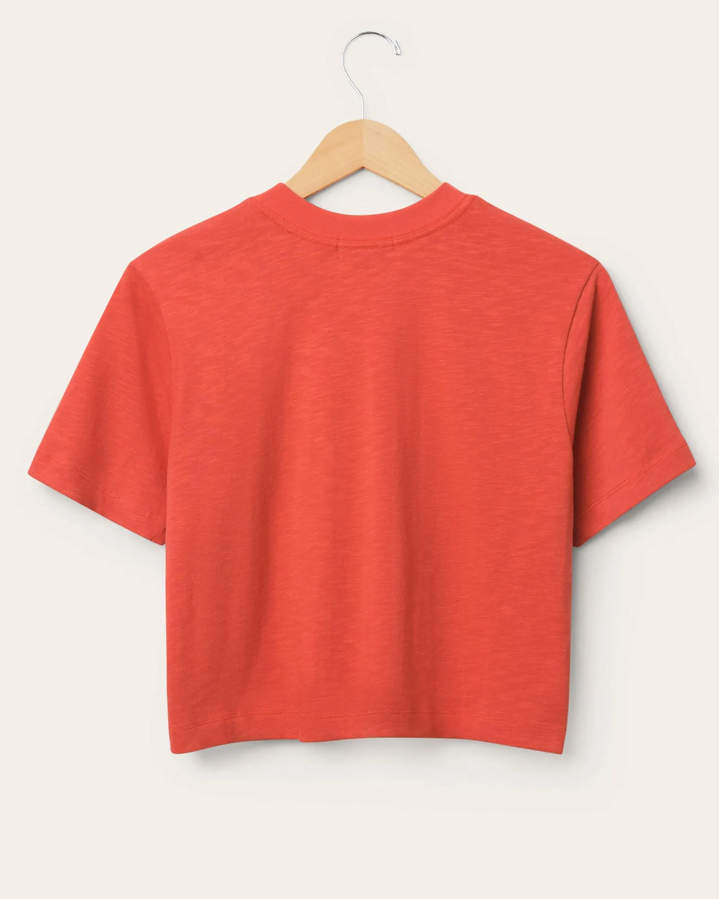 Women's Kansas City Chiefs Thrill Mock Neck Crop Tee sold by Junk Food Clothing product image thumbnail 2