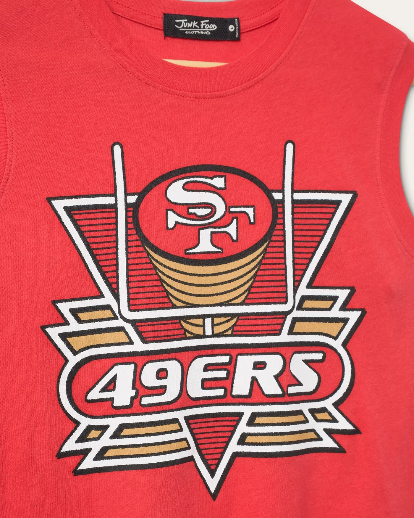 Women's San Francisco 49ers Field Goal Tank sold by Junk Food Clothing product image thumbnail 3