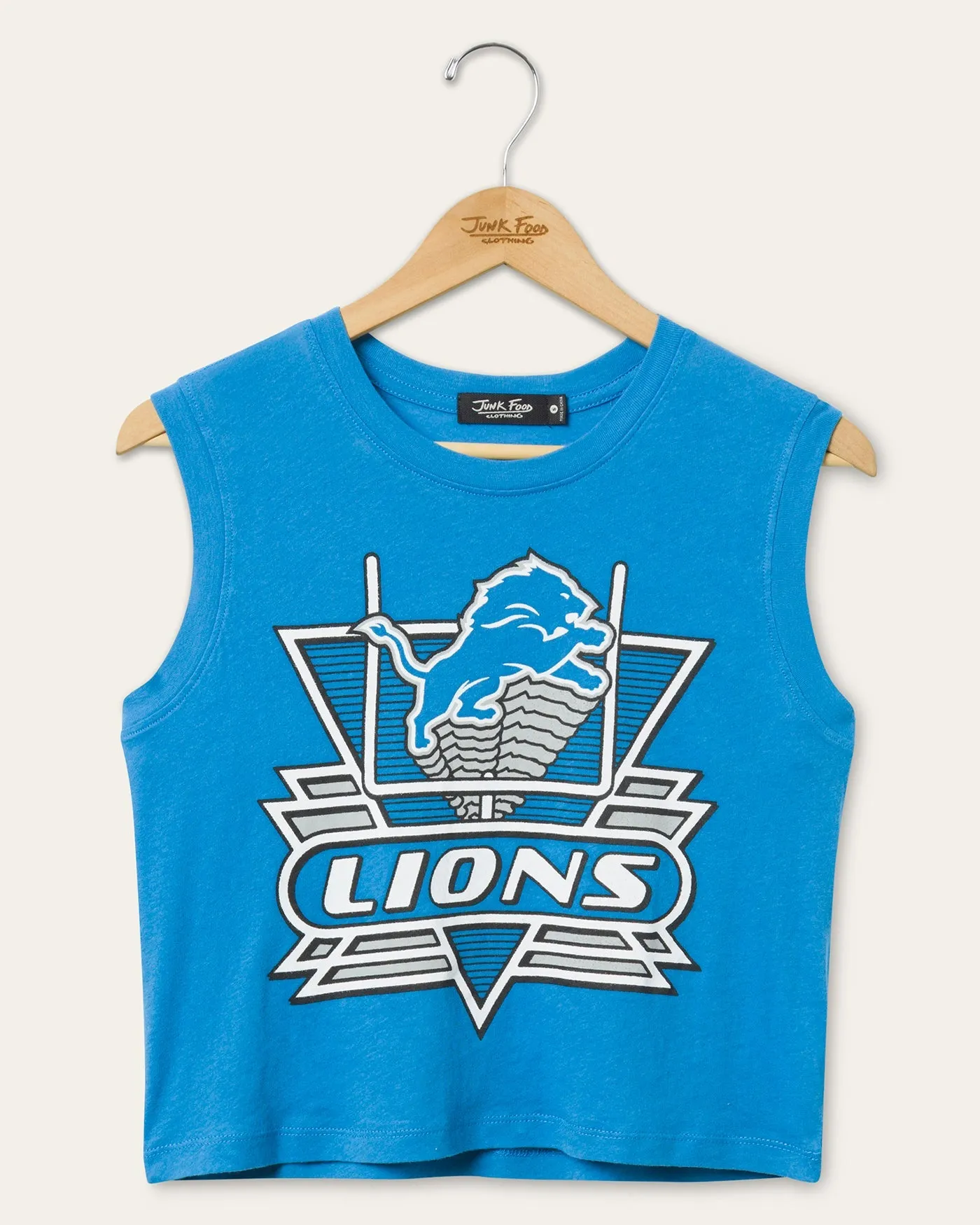 Women's Detroit Lions Field Goal Tank sold by Junk Food Clothing