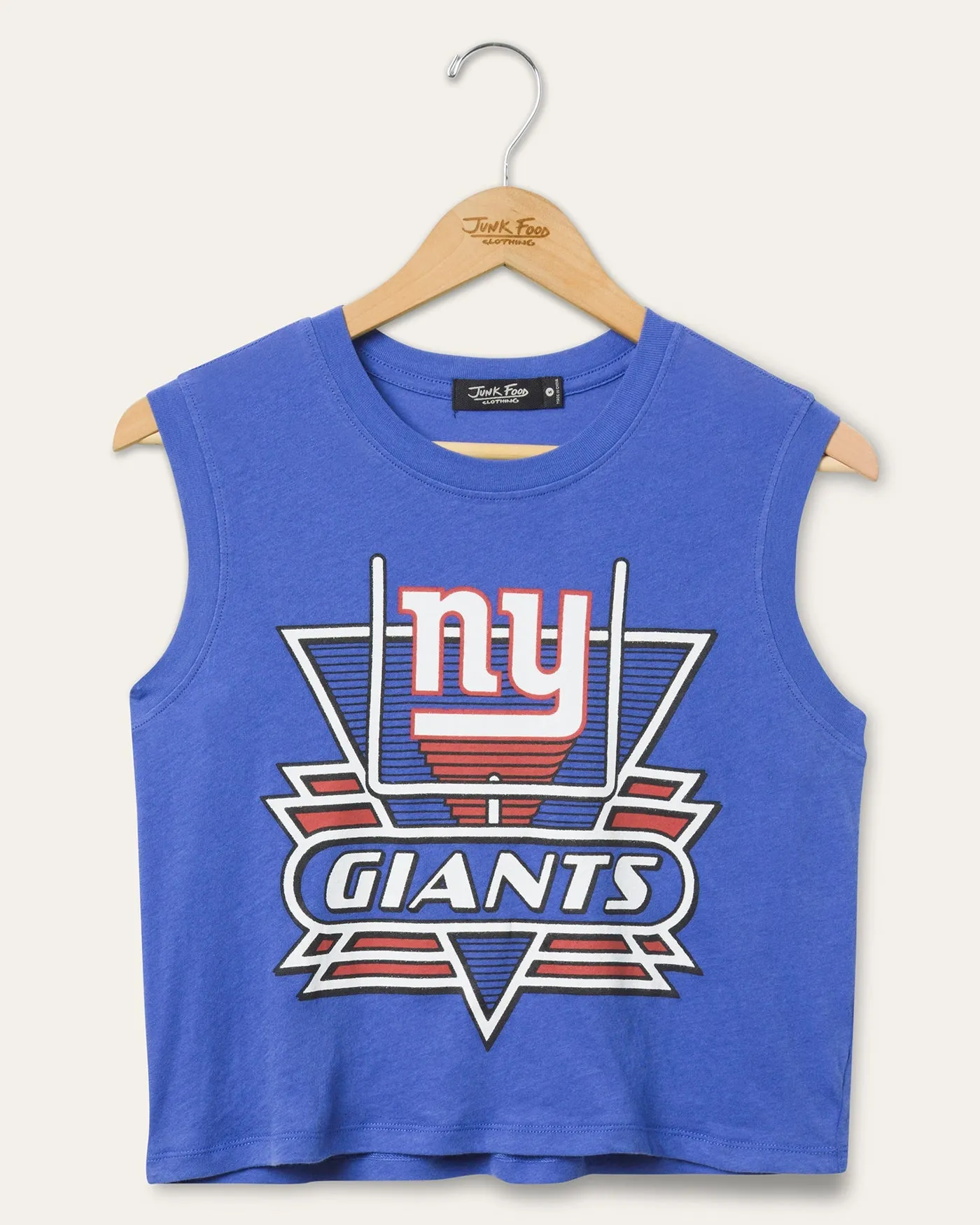 Women's New York Giants Field Goal Tank sold by Junk Food Clothing