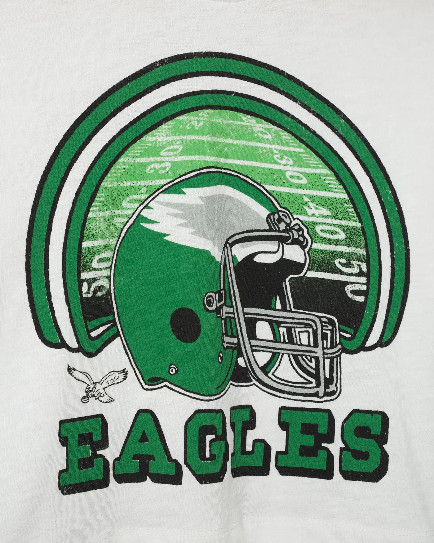 Women's Philadelphia Eagles Game Time Mock Neck Crop Tee sold by Junk Food Clothing product image thumbnail 5