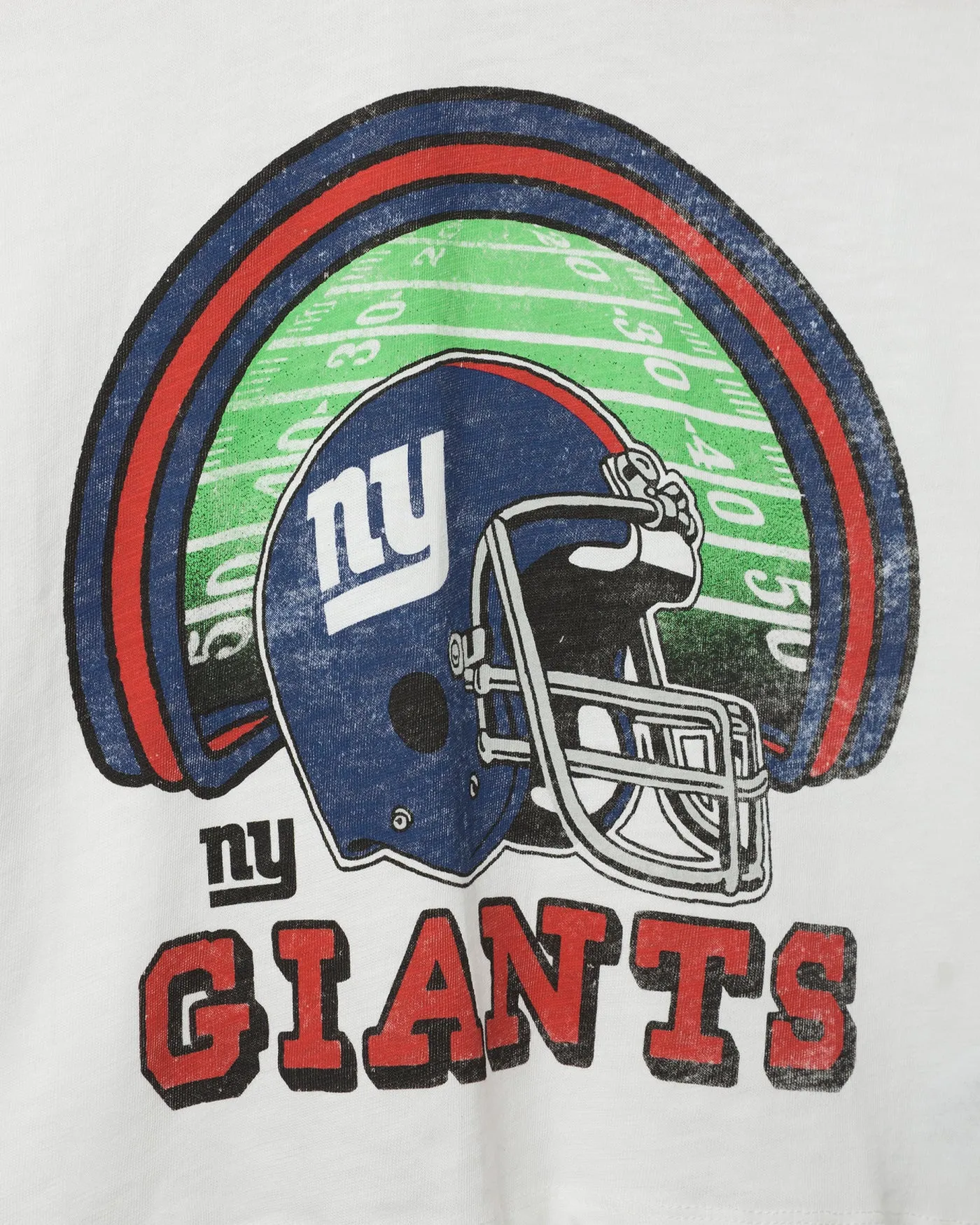 Women's New York Giants Game Time Mock Neck Crop Tee sold by Junk Food Clothing product image thumbnail 4