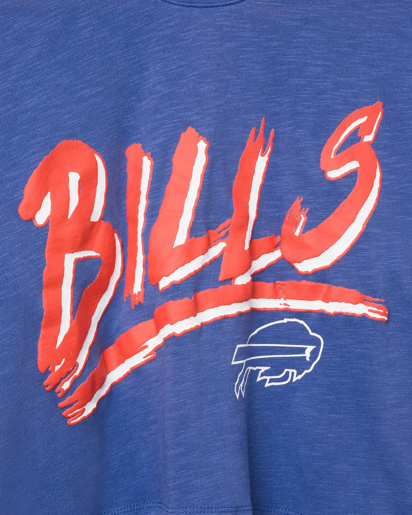 Women's Buffalo Bills Thrill Mock Neck Crop Tee sold by Junk Food Clothing product image thumbnail 3