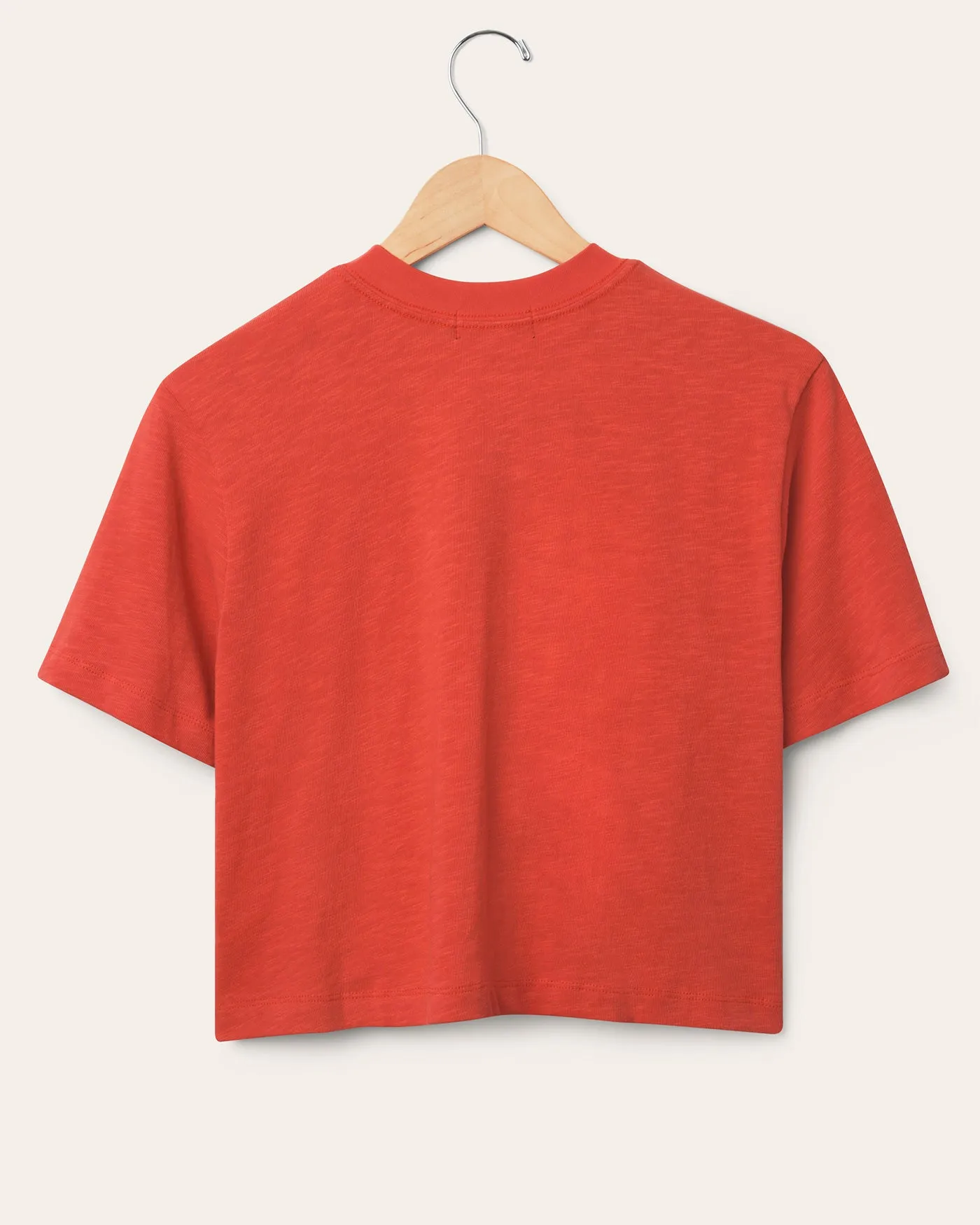 Women's San Francisco 49ers Thrill Mock Neck Crop Tee sold by Junk Food Clothing product image thumbnail 2