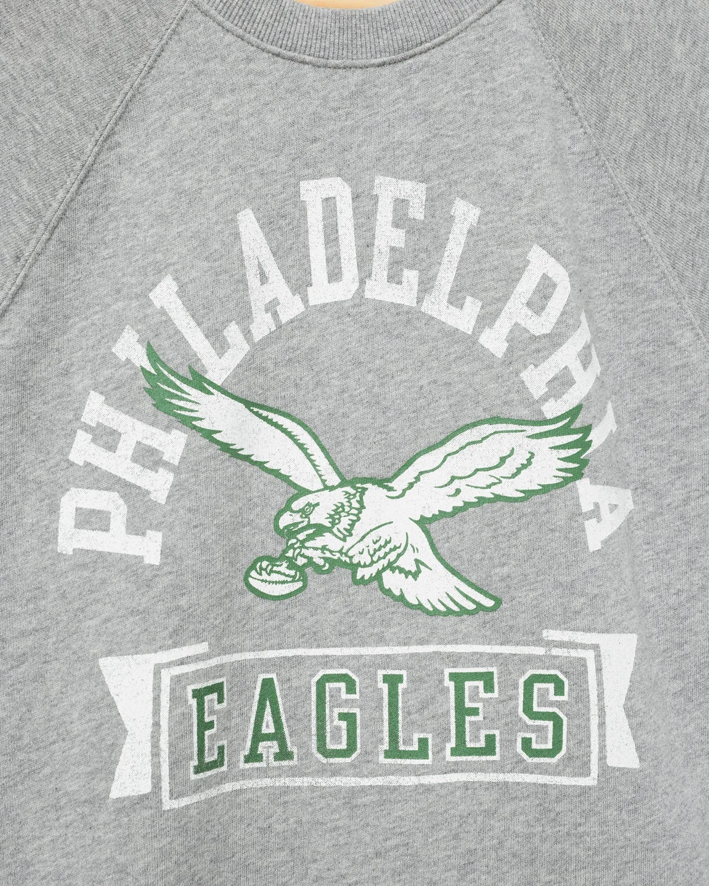 Women's Philadelphia Eagles Raglan Fleece Tank sold by Junk Food Clothing product image thumbnail 3