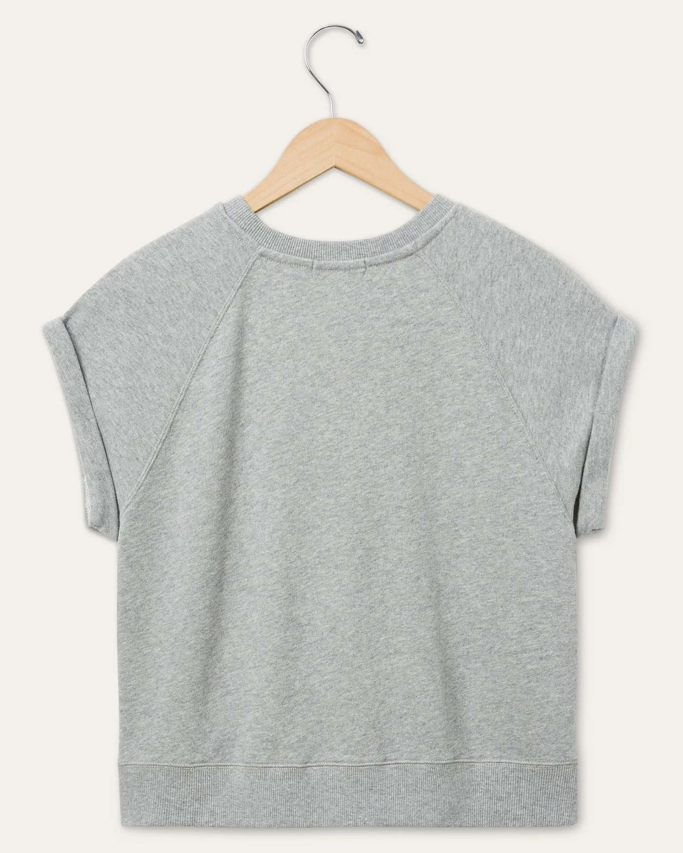 Women's San Francisco 49ers Raglan Fleece Tank sold by Junk Food Clothing product image thumbnail 2