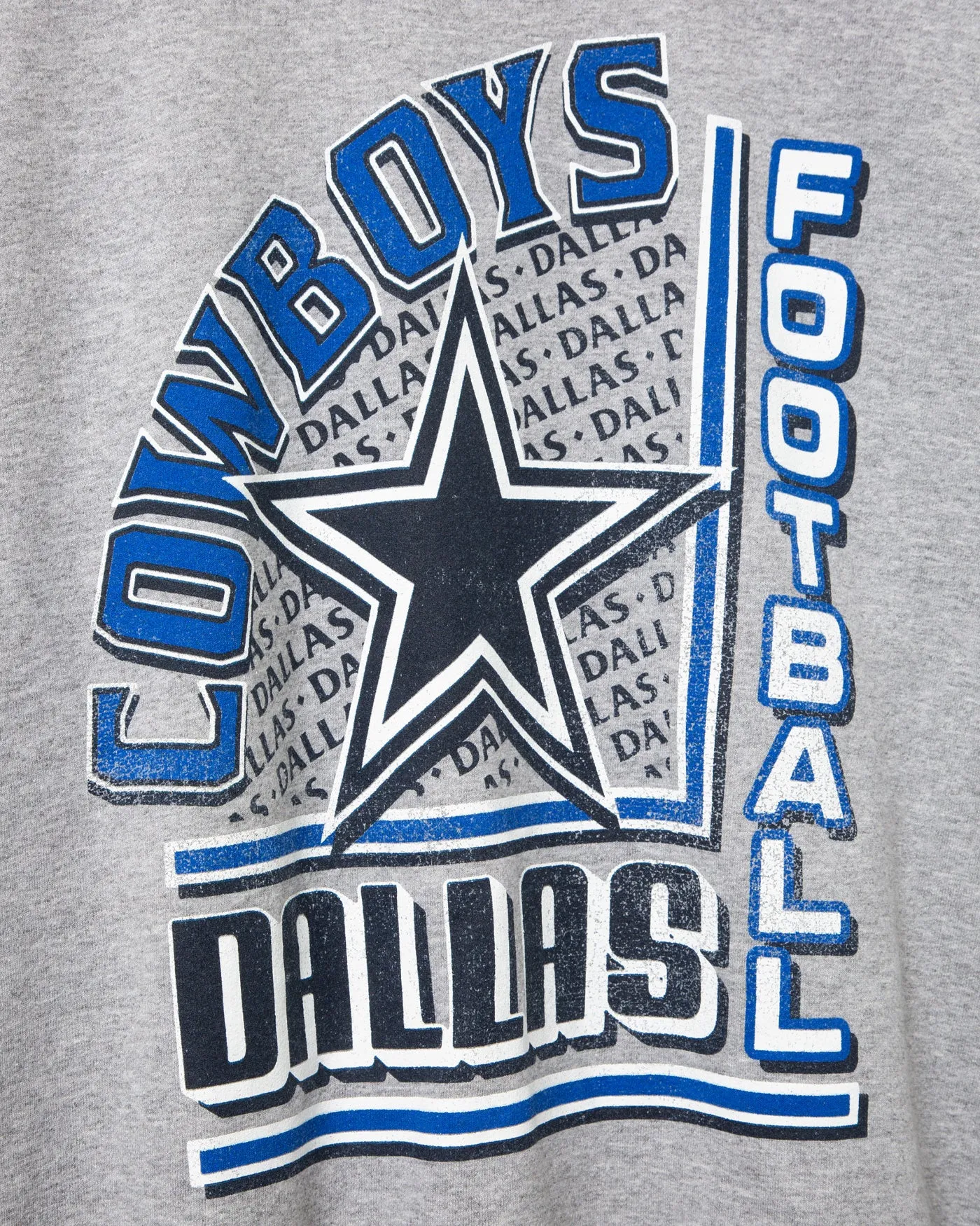 Dallas Cowboys Backfield Crew Fleece sold by Junk Food Clothing product image thumbnail 3