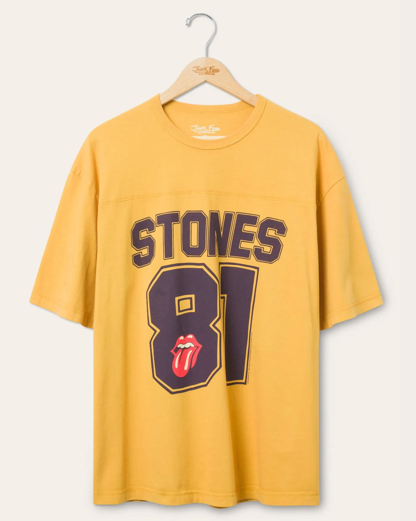 Rolling Stones '81 Jersey Tee sold by Junk Food Clothing