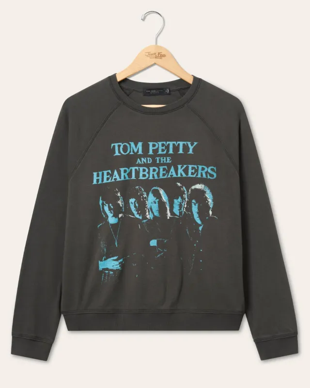 Women's Tom Petty '78 Tour Raglan Crew Fleece sold by Junk Food Clothing