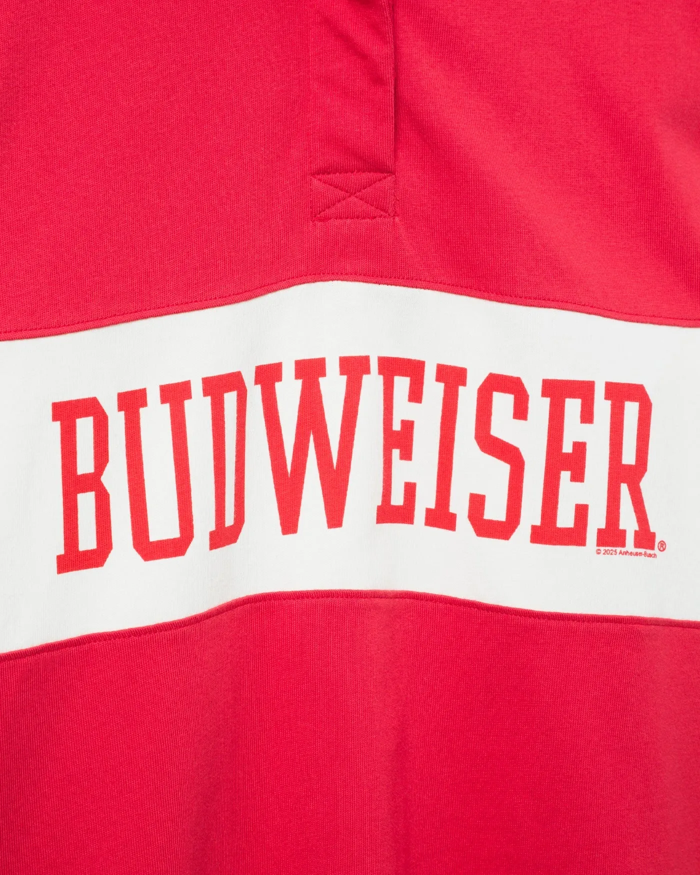 Women's Budweiser Rugby Long Sleeve sold by Junk Food Clothing product image thumbnail 3
