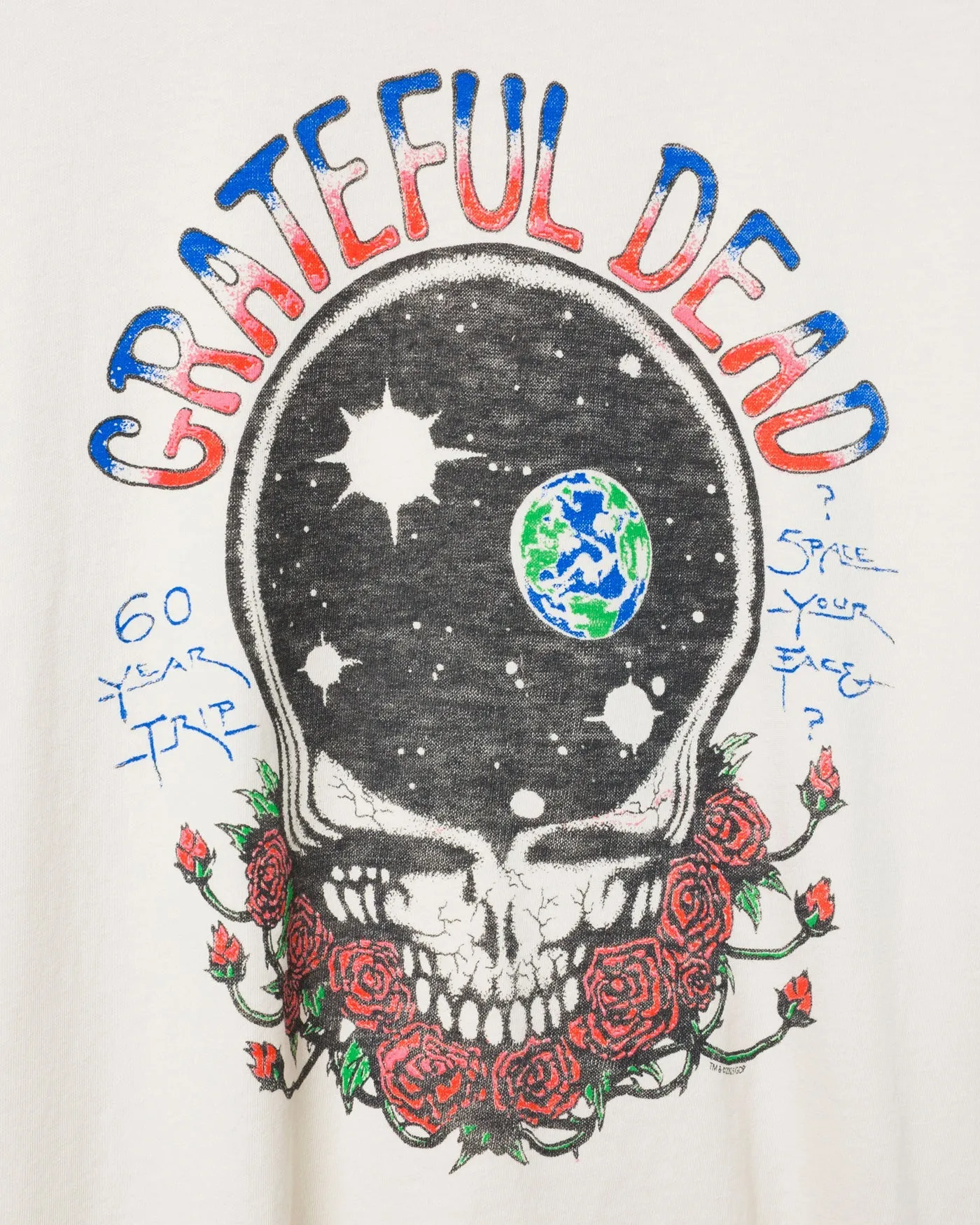 Grateful Dead 60 Year Trip Vintage Tee sold by Junk Food Clothing product image thumbnail 3