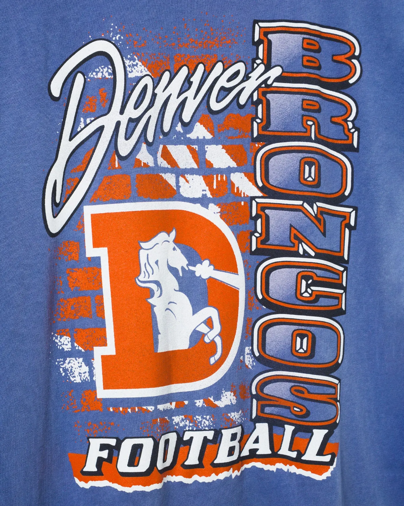Women's Denver Broncos Brick Vintage Tee sold by Junk Food Clothing product image thumbnail 5