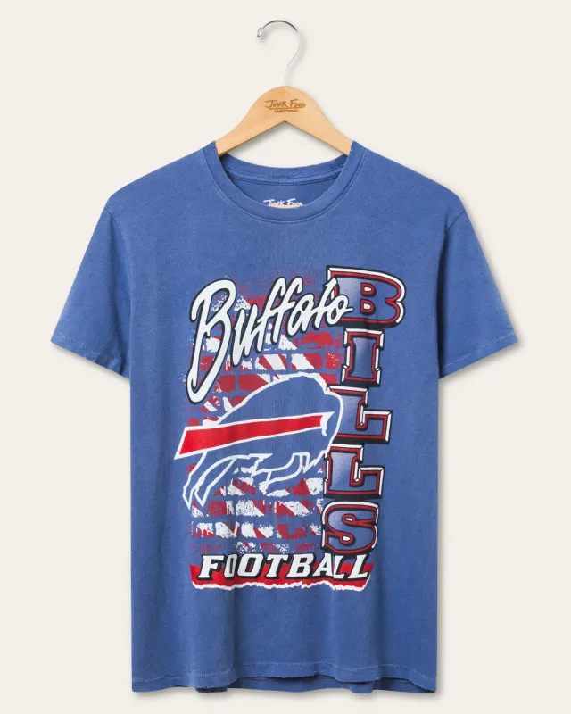 Women's Buffalo Bills Brick Vintage Tee sold by Junk Food Clothing