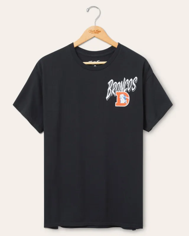 Denver Broncos Icon Flea Market Tee sold by Junk Food Clothing