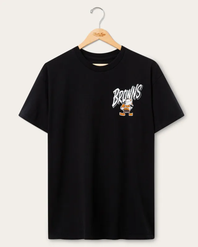 Cleveland Browns Icon Flea Market Tee sold by Junk Food Clothing