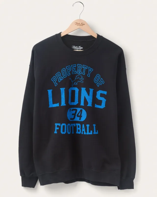 Detroit Lions Property Flea Market Crew Fleece sold by Junk Food Clothing