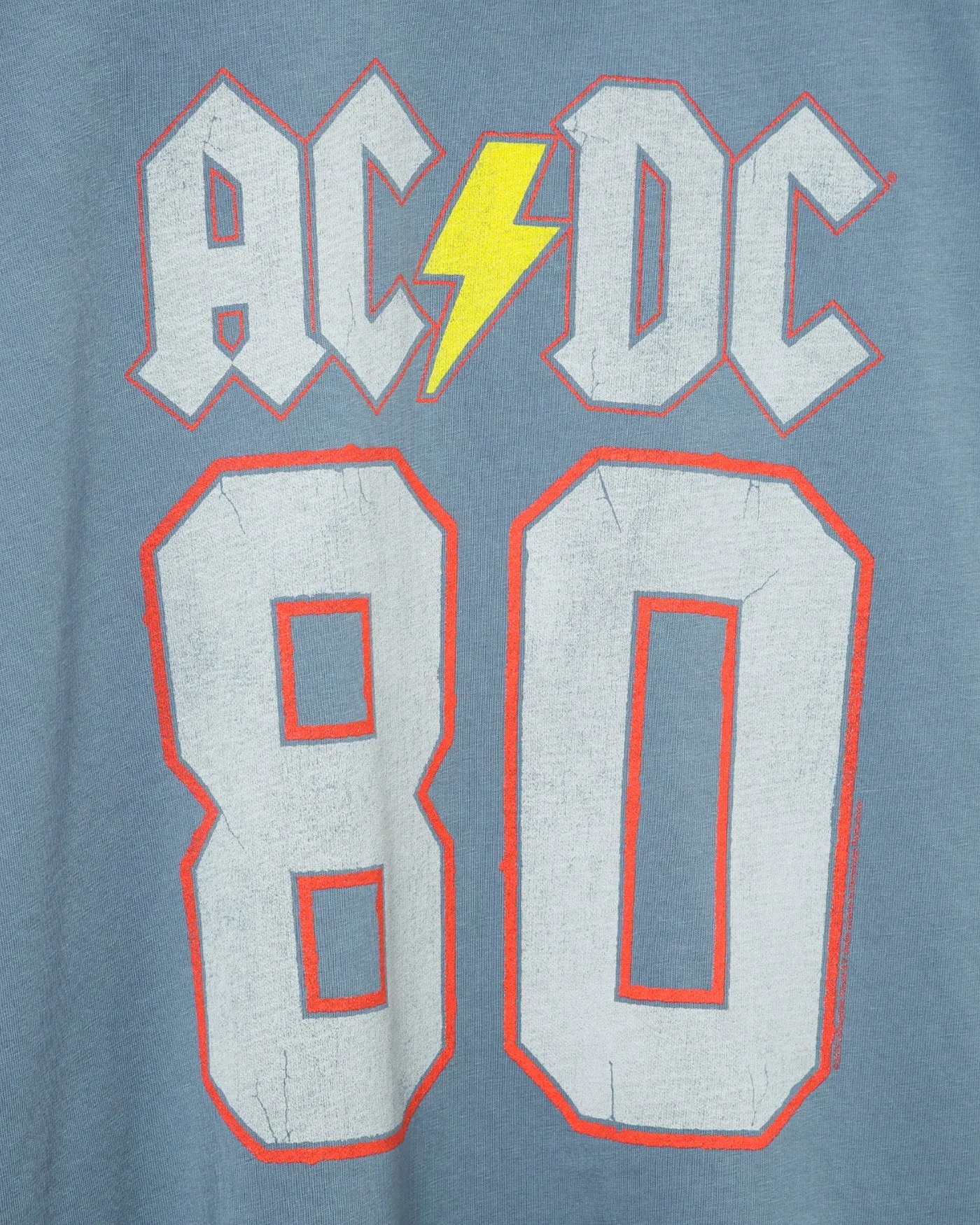 AC/DC Back in Black Tour '80 Hockey Tee sold by Junk Food Clothing product image thumbnail 3