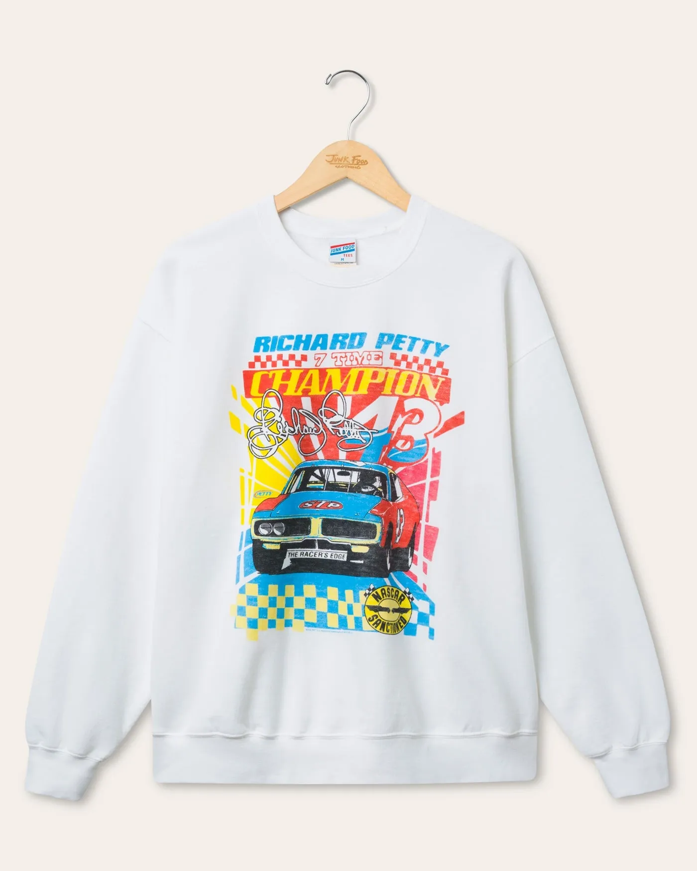 Richard Petty 7 Time Champ Flea Market Fleece sold by Junk Food Clothing