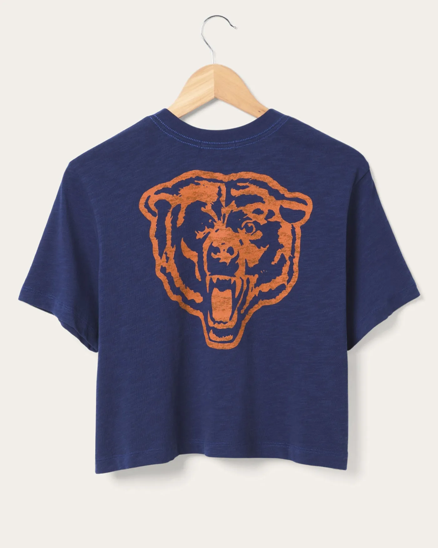 Women's Bears Dual Threat Mock Neck Crop Tee sold by Junk Food Clothing product image thumbnail 3