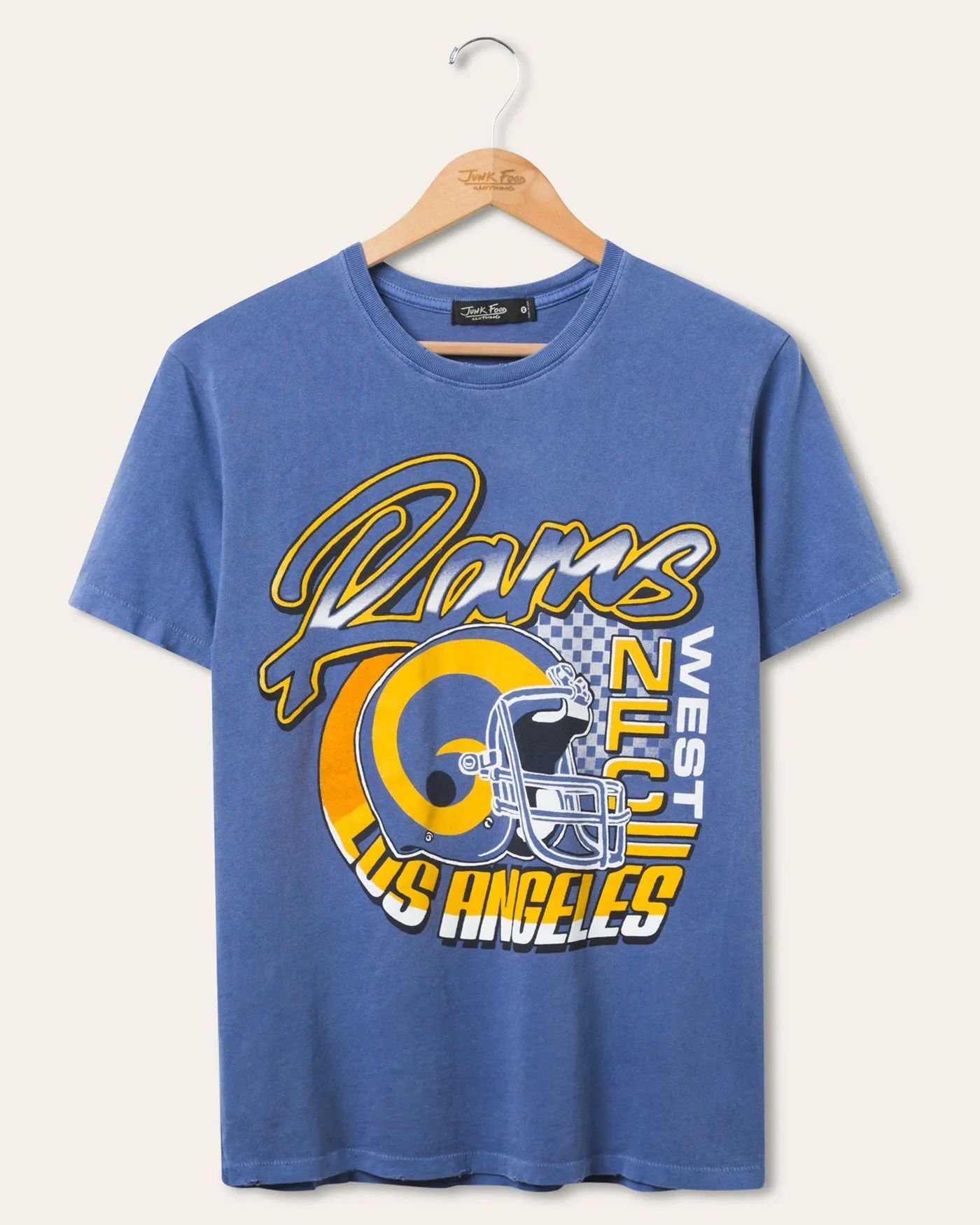Los Angeles Rams West Vintage Tee sold by Junk Food Clothing
