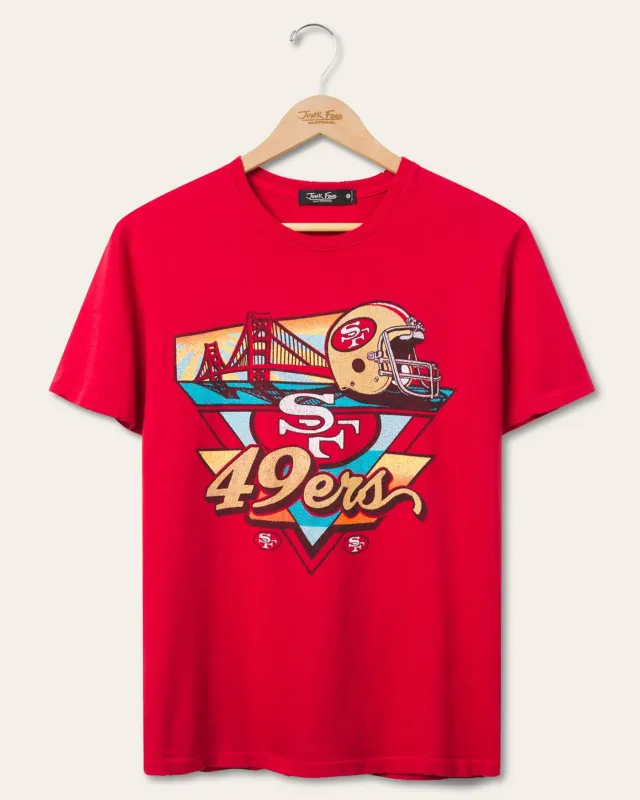 San Francisco 49ers Bridge Vintage Tee sold by Junk Food Clothing