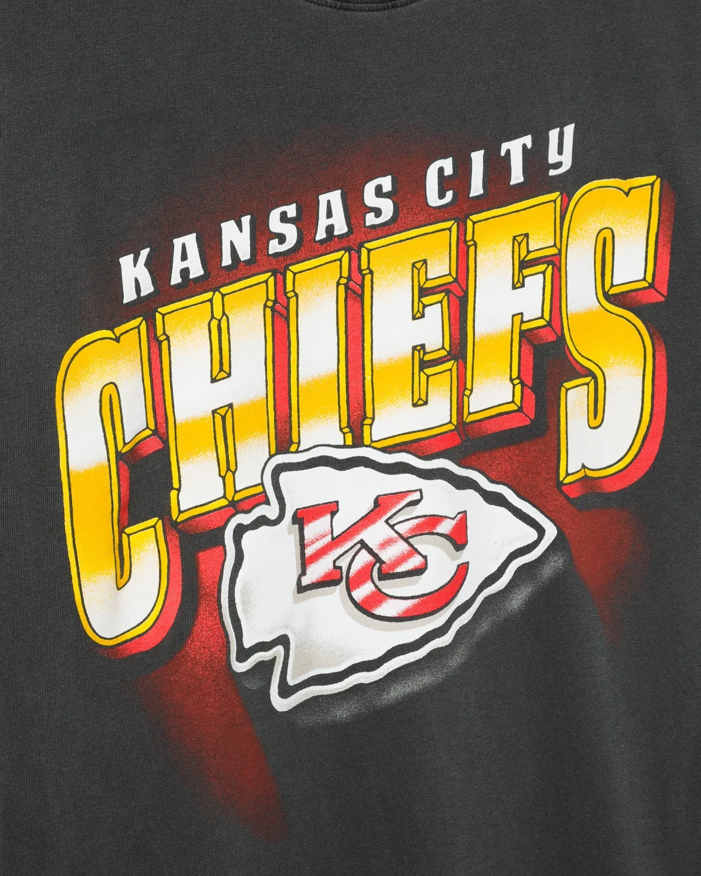 Kansas City Chiefs Shadow Vintage Tee sold by Junk Food Clothing product image thumbnail 3
