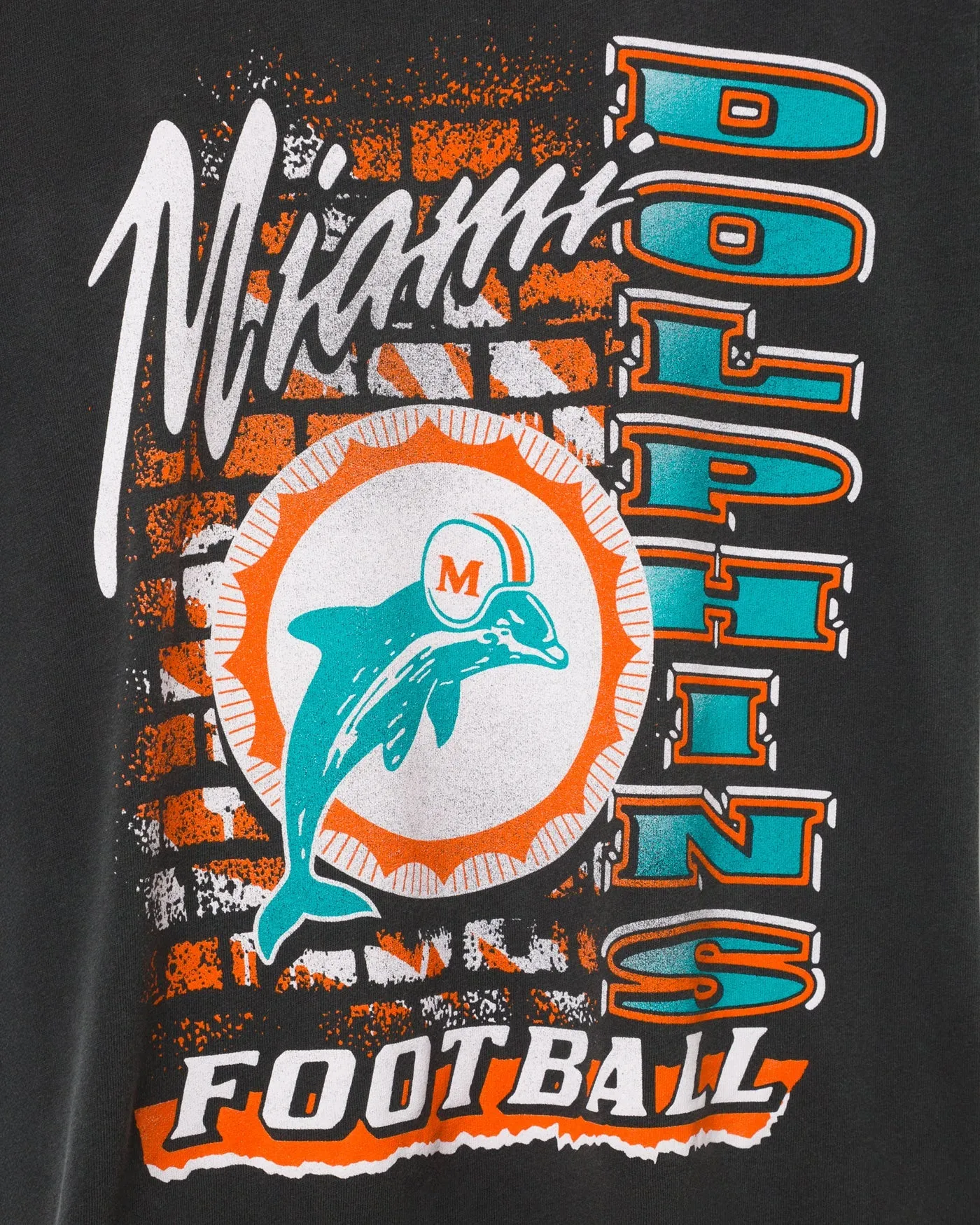 Women's Miami Dolphins Brick Vintage Tee sold by Junk Food Clothing product image thumbnail 3