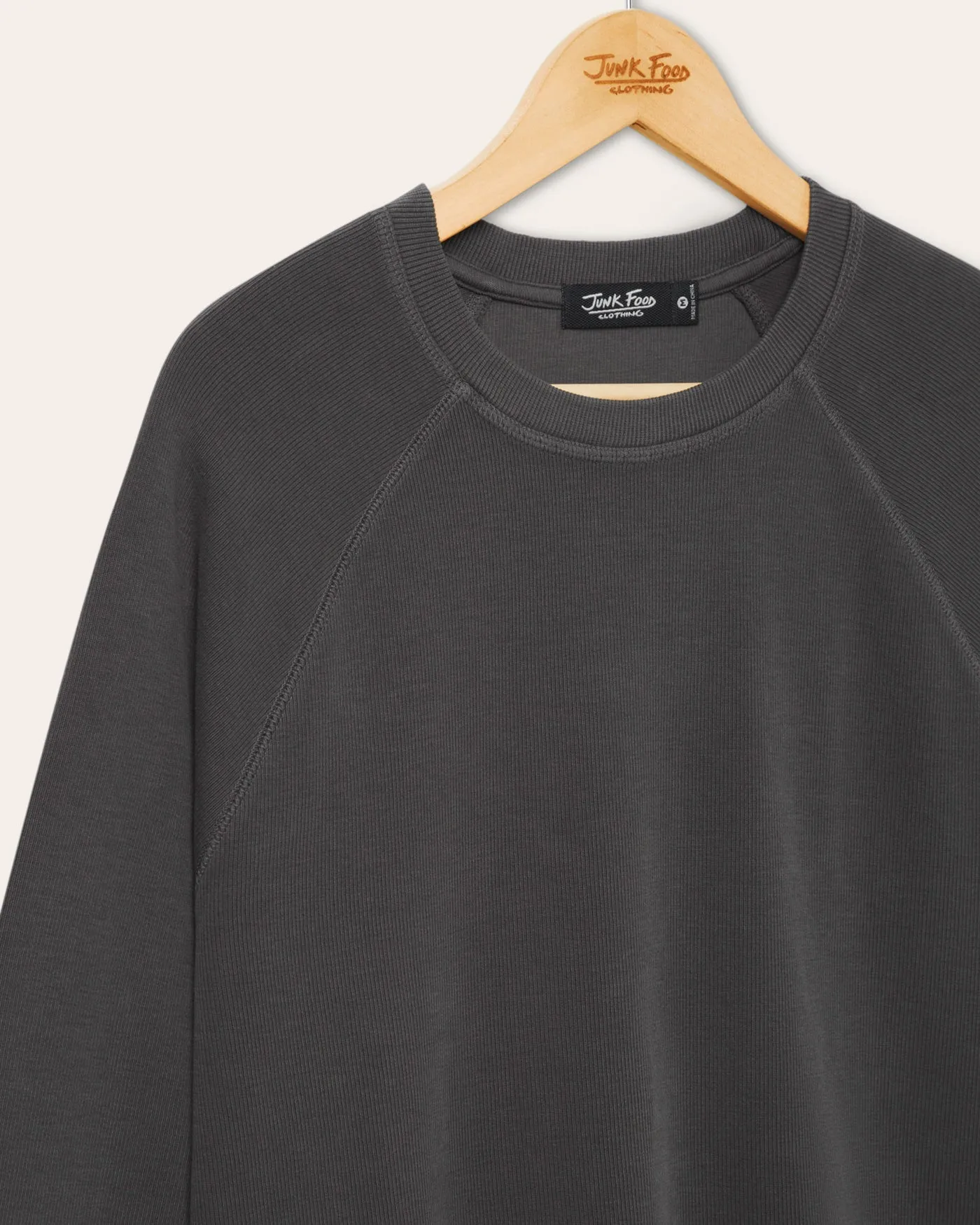 Heavy Knit Ribbed Raglan sold by Junk Food Clothing product image thumbnail 3