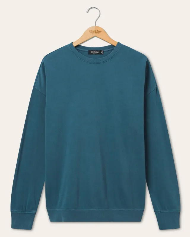 Drop Shoulder French Terry Crew Fleece sold by Junk Food Clothing