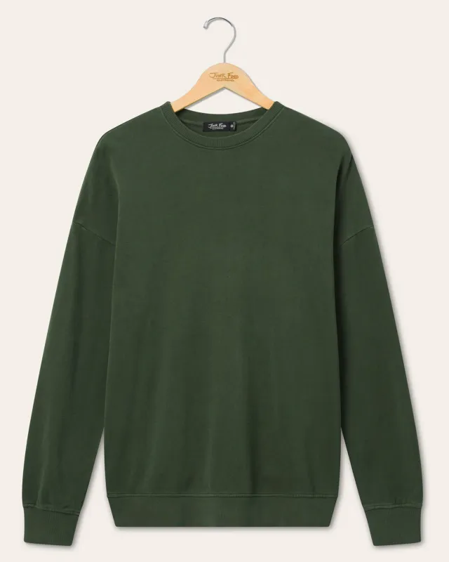 Drop Shoulder French Terry Crew Fleece sold by Junk Food Clothing