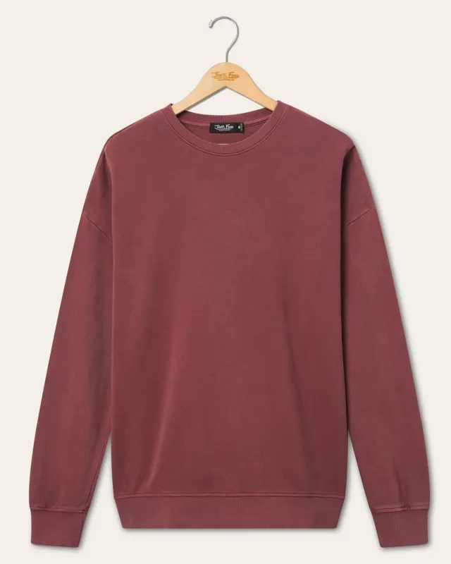 Drop Shoulder French Terry Crew Fleece sold by Junk Food Clothing