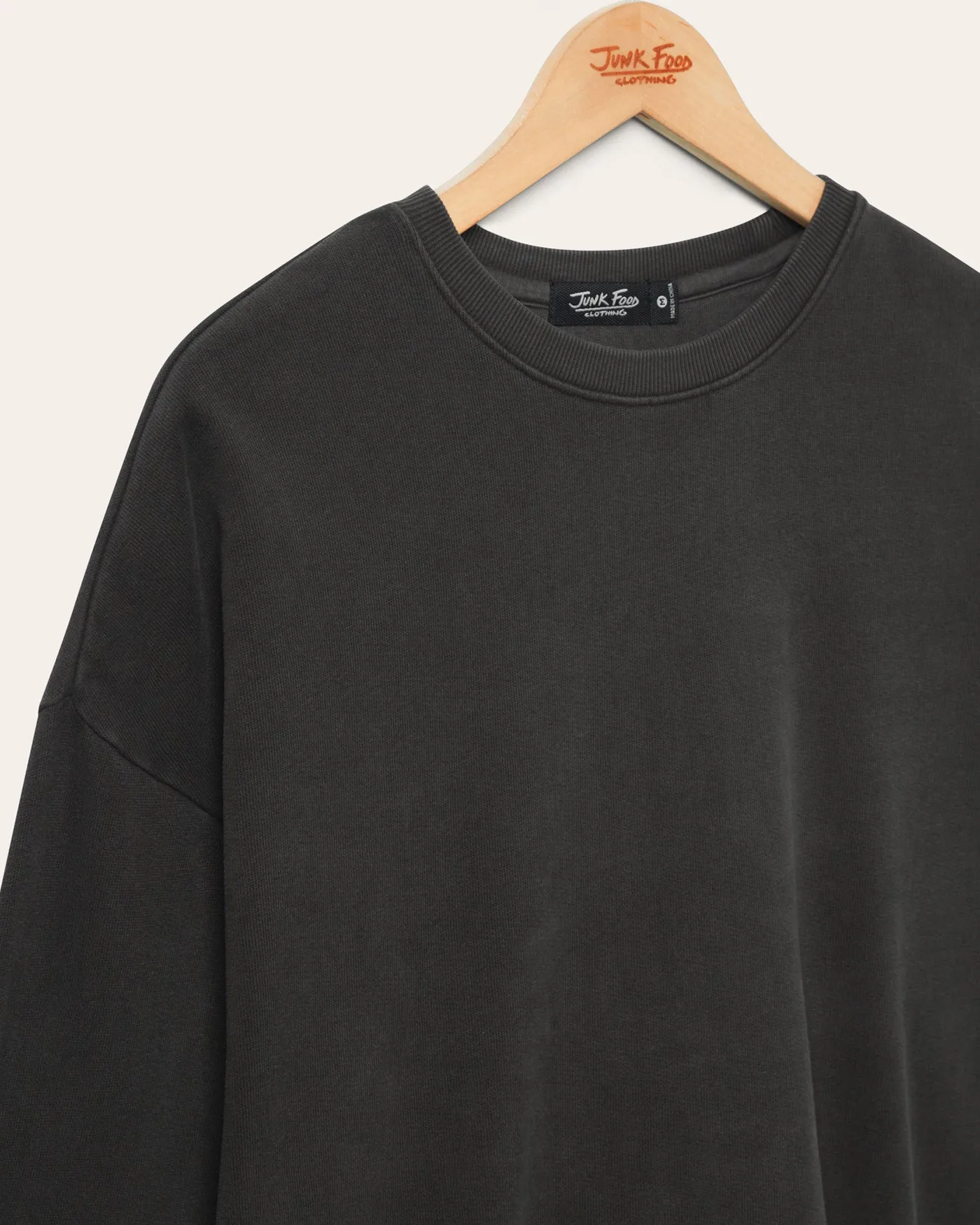 Drop Shoulder French Terry Crew Fleece sold by Junk Food Clothing product image thumbnail 3