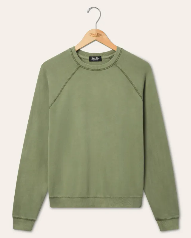 Women's French Terry Raglan Crew Fleece sold by Junk Food Clothing