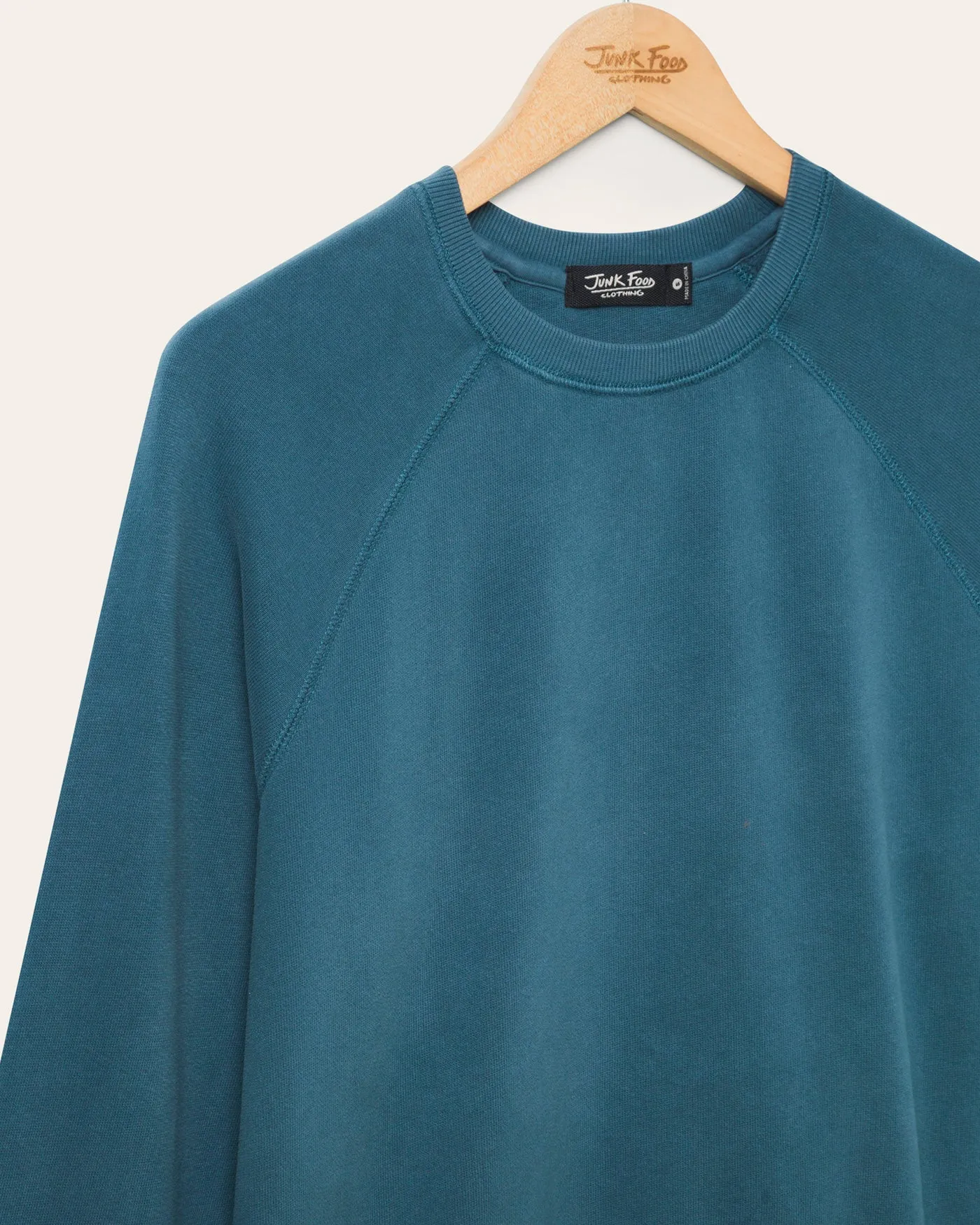 Women's French Terry Raglan Crew Fleece sold by Junk Food Clothing product image thumbnail 3