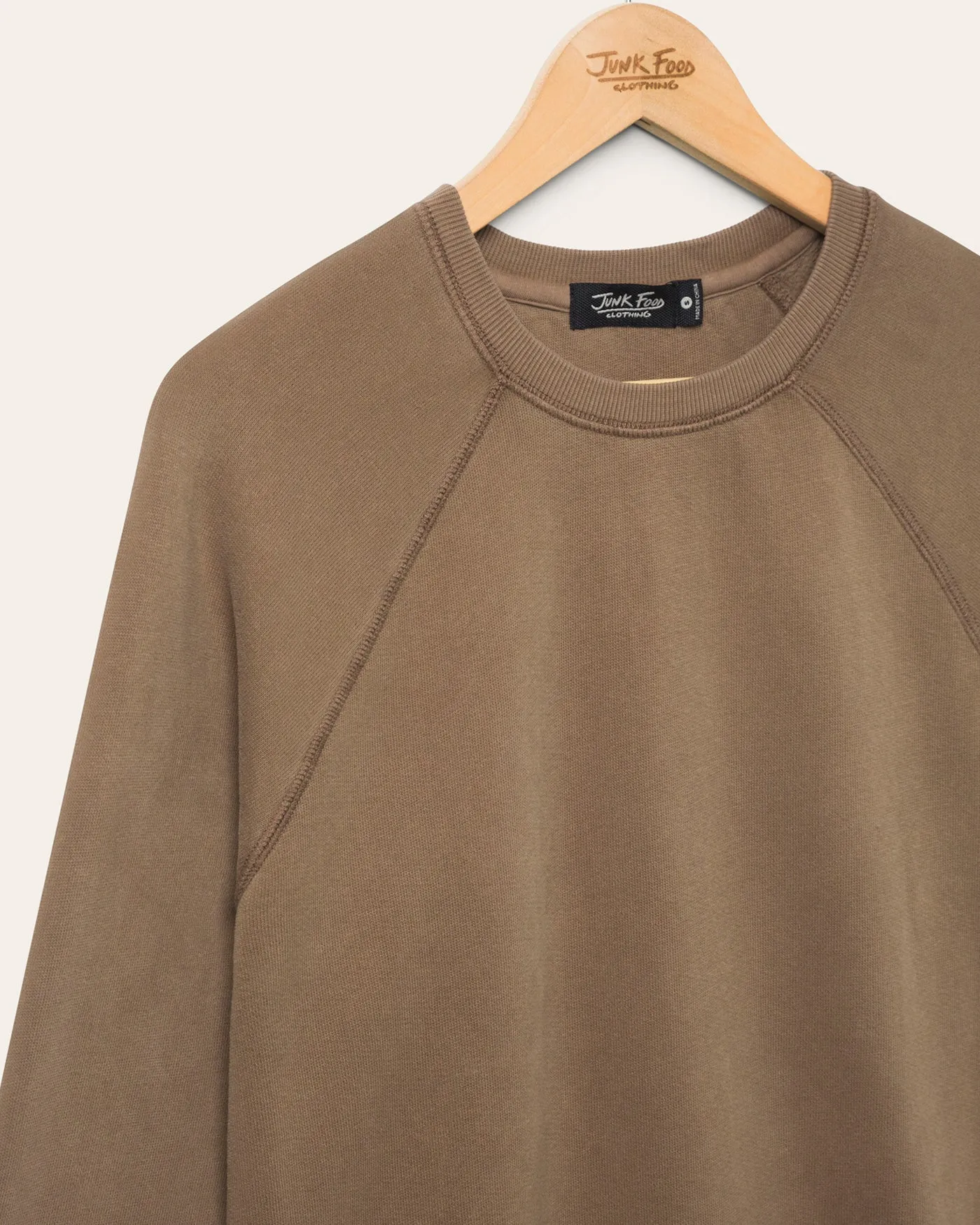 Women's French Terry Raglan Crew Fleece sold by Junk Food Clothing product image thumbnail 3