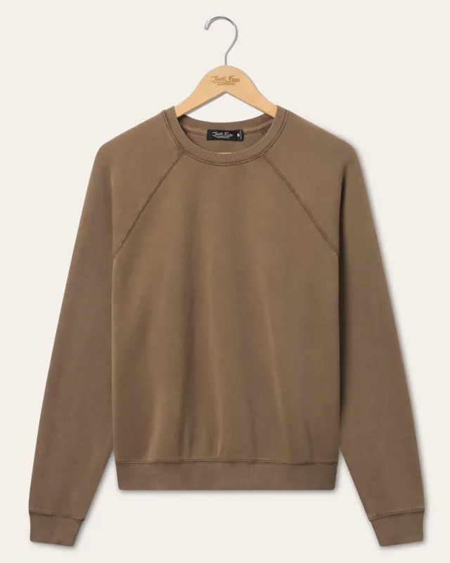 Women's French Terry Raglan Crew Fleece sold by Junk Food Clothing