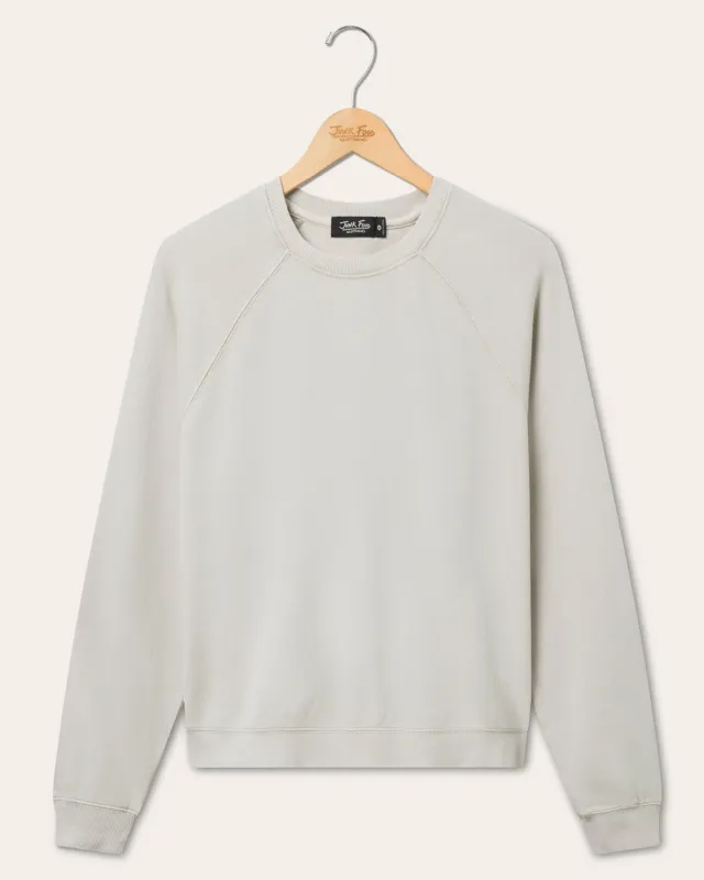 Women's French Terry Raglan Crew Fleece sold by Junk Food Clothing