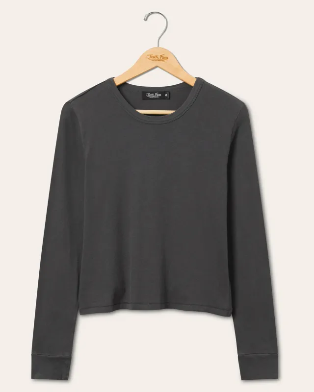 Women's Long Sleeve Crew Tee sold by Junk Food Clothing