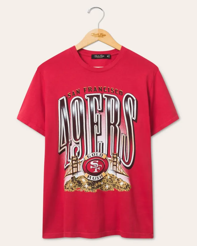 San Francisco 49ers Gold Rush Vintage Tee sold by Junk Food Clothing