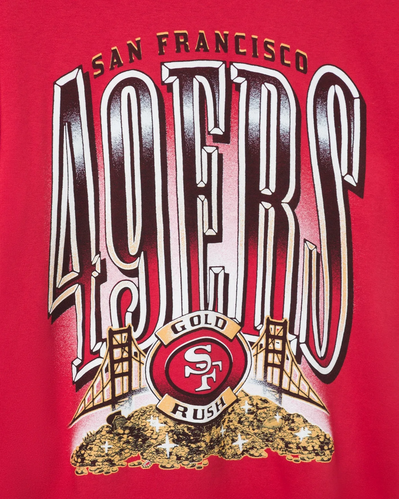 San Francisco 49ers Gold Rush Vintage Tee sold by Junk Food Clothing product image thumbnail 3