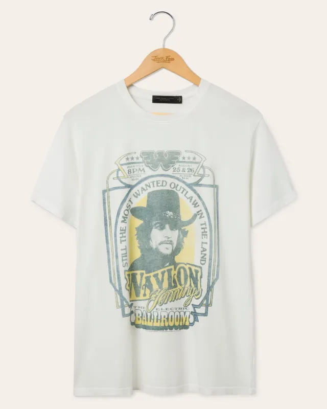 Waylon Jennings Ballroom Vintage Tee sold by Junk Food Clothing