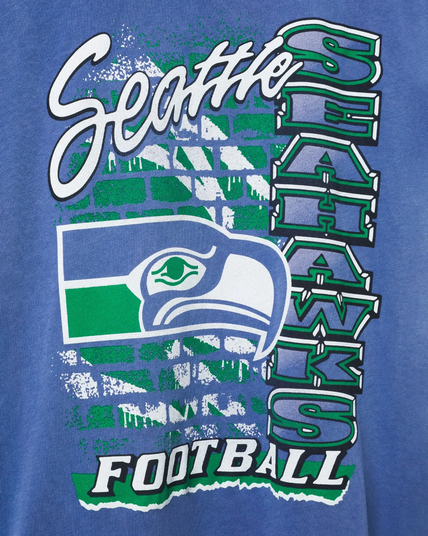 Women's Seattle Seahawks Brick Vintage Tee sold by Junk Food Clothing product image thumbnail 5