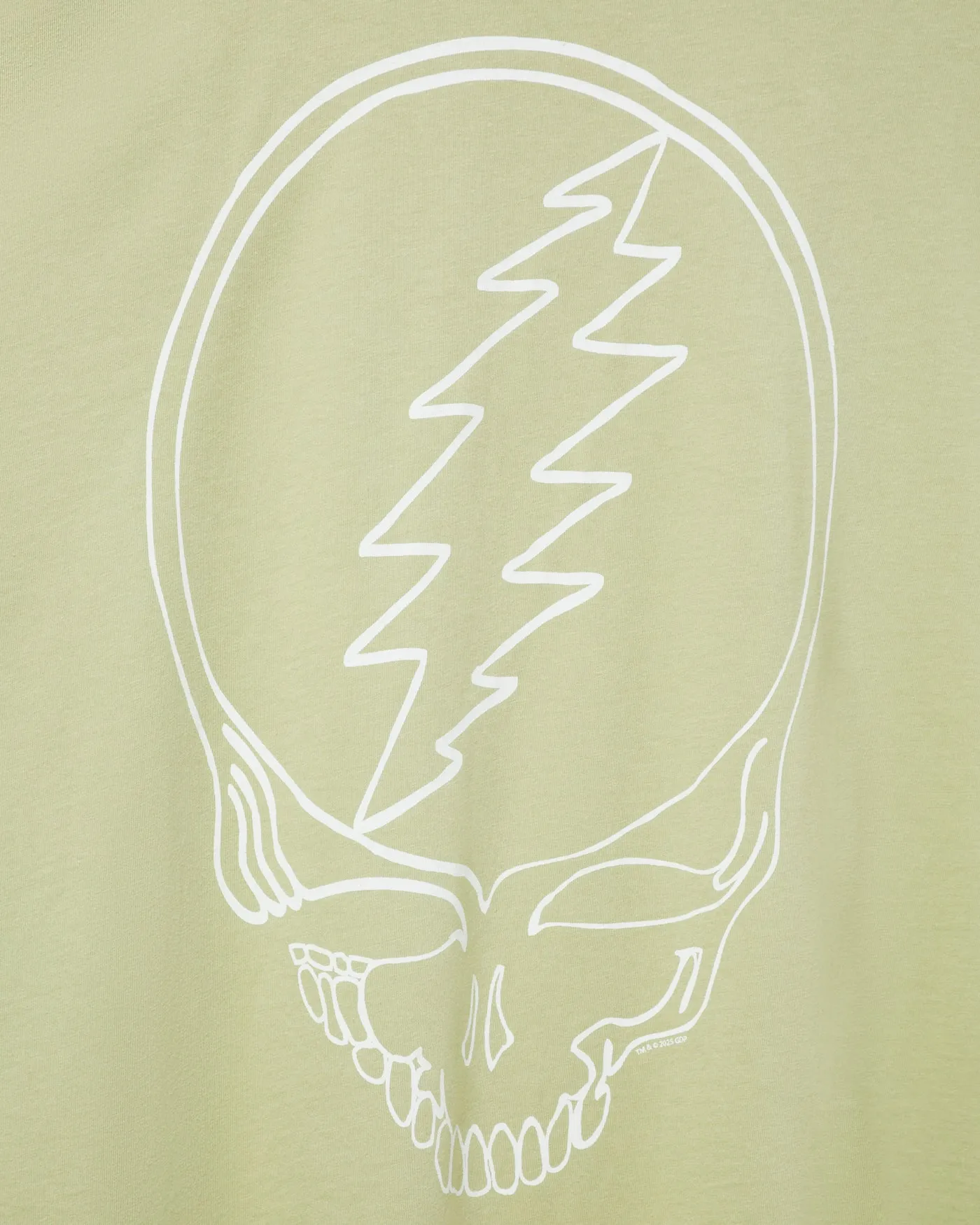 Grateful Dead Skull Oversized Tee sold by Junk Food Clothing product image thumbnail 3