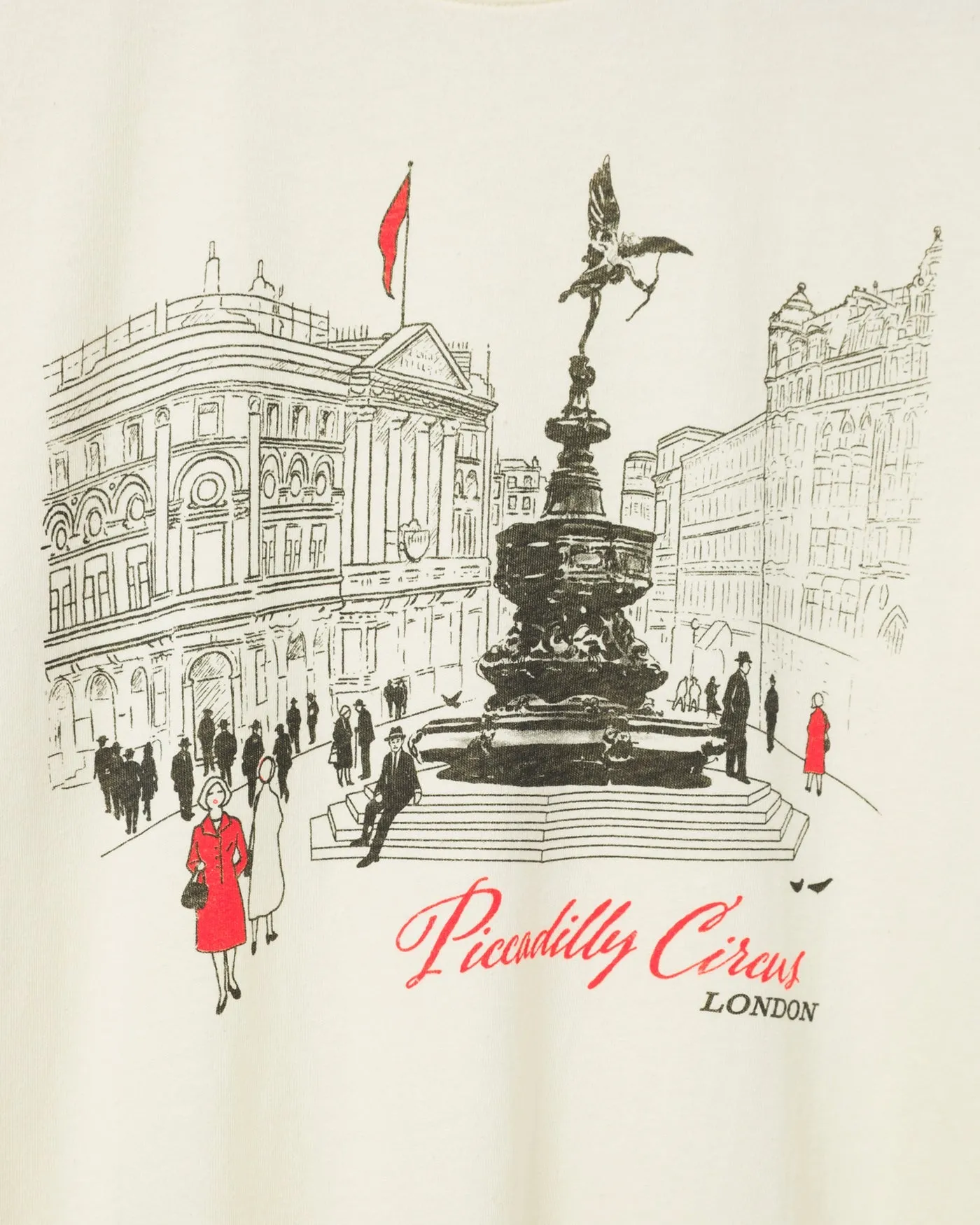 Women's Piccadelly Circus London Vintage Tee sold by Junk Food Clothing product image thumbnail 3