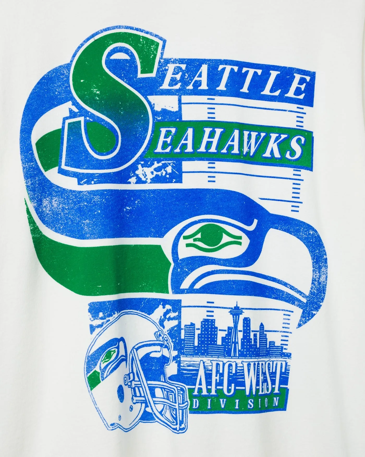 Seattle Seahawks Elite Vintage Tee sold by Junk Food Clothing product image thumbnail 3